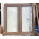 Fenêtre PVC plaxé aspect bois 2 ouvrants – L 1285 x H 1300