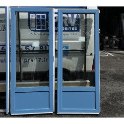    Porte-fenêtre 2 vantaux avec soubassement - Larg 1625mm x Haut 2035