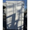 Porte de service PVC 2 ouvrants – L 1300 x H 2143
