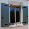2 vt. larg. 1301 à 1600 mm. Haut. 500 à 550 Volet composites ISOCOULEURS XL